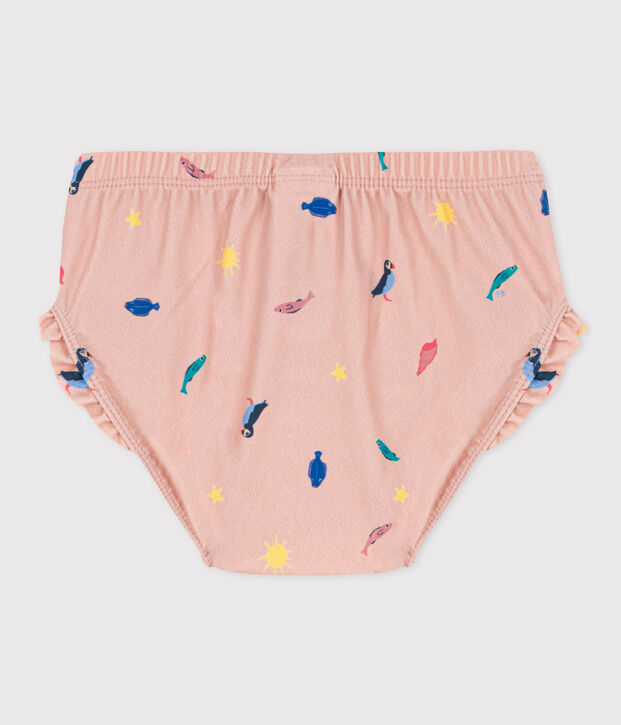 Babies' Recycled Fabric Briefs pink/multicolor