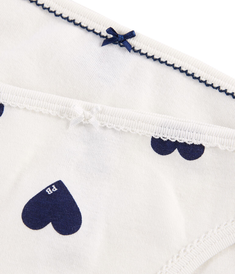 Women's heart briefs - Set of 2 multicolor