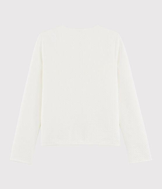 Women's cardigan jacket MARSHMALLOW white