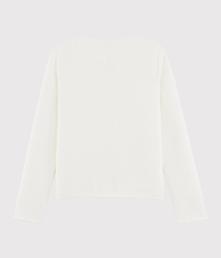 Women's cardigan jacket white