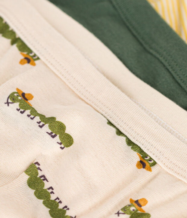 Children's Cotton Centipede Briefs - 3-Pack multicolor