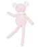Lamb comforter in print jersey MARSHMALLOW white/JOLI pink