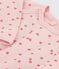 Babies' printed brushed fleece pyjama suit JOLI pink/MULTICO white