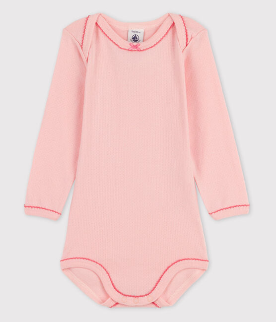 Baby Girls' Long-Sleeved Bodysuit MINOIS pink