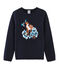 Girls' Pullover SMOKING blue/MULTICO white