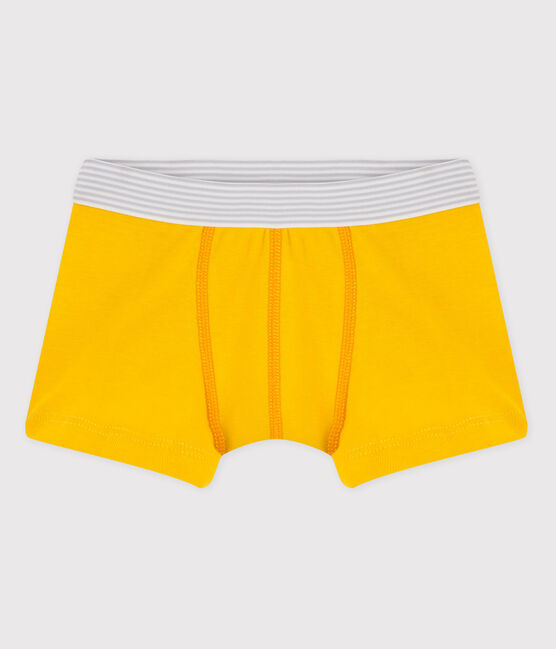 Boys' Cotton Boxer Shorts HONEY yellow