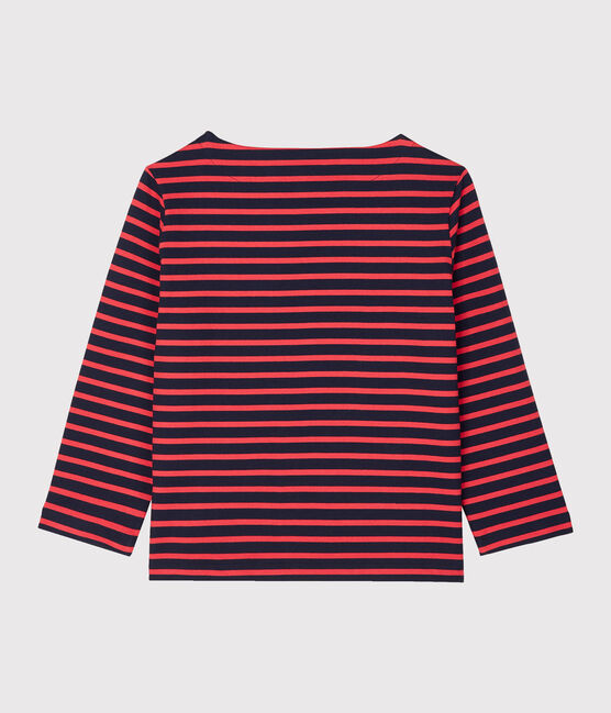 Women's Sailor Top SMOKING blue/SIGNAL red