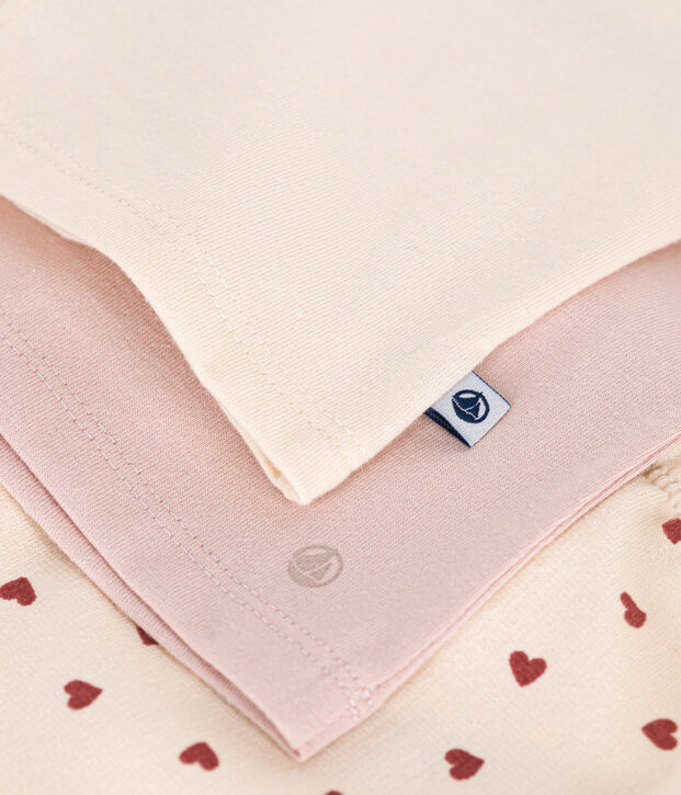 Babies' Lightweight Jersey Outfit - 3-Piece Set Ecru/multicolor