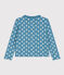 Girls' printed quilted tube knit cardigan POLOCHON /MULTICO