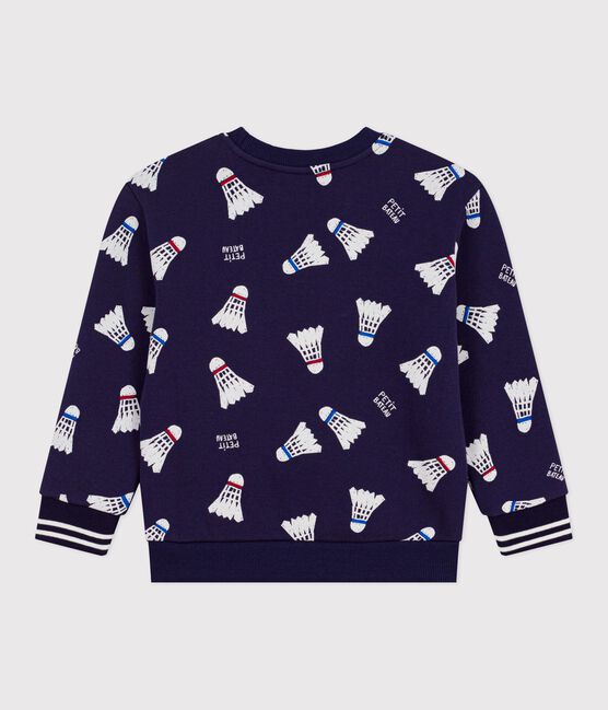 Children's printed cotton sweatshirt SOIR blue/MULTICO
