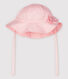Baby Girls' Plain Twill Floppy Hat with Bow