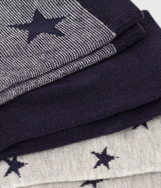 Children's Cotton Jersey Starry Socks - 3-Pack variante 1