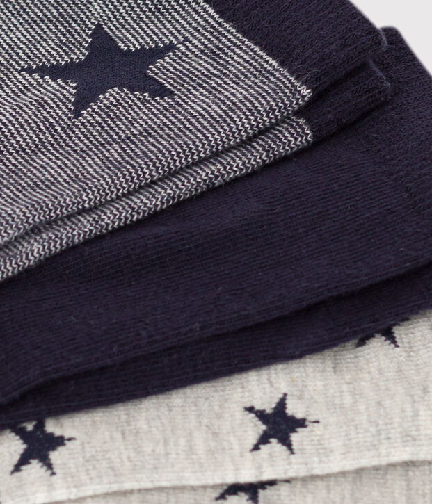 Children's Cotton Jersey Starry Socks - 3-Pack multicolor