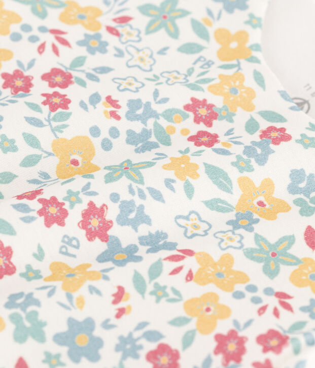 Cotton TOG 2-rated floral sleeping bag white/multicolor