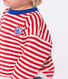 Babies' long-sleeved stripy cotton T-Shirt