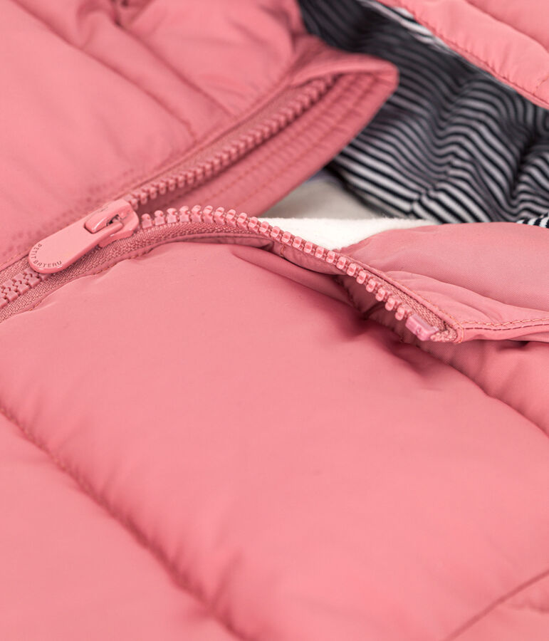 Children's unisex puffer jacket ROSEWOOD pink
