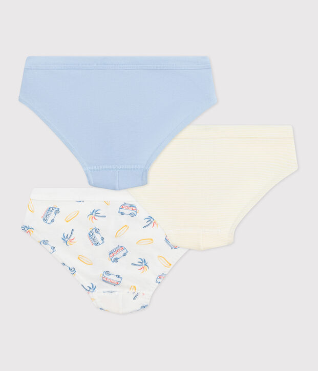 Children's van print cotton briefs - 3-Pack multicolor
