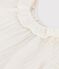 Babies' Organic Cotton Gauze Blouse MARSHMALLOW white