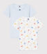Girls' Short-sleeved Cotton T-Shirt - 2-Pack