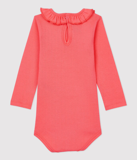 Babies' Cotton Bodysuit PEACHY orange
