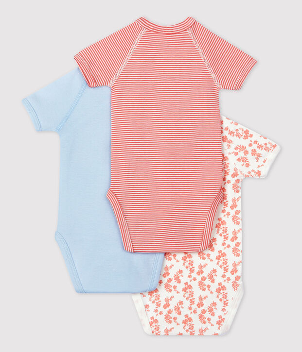 Babies' Organic Cotton Bodysuits - 3-Pack multicolor