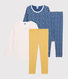 Girls' Cotton Pyjamas - 2-Pack