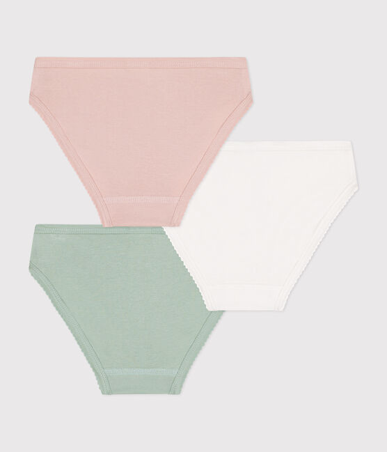 Children's plain cotton knickers - 3-pack variante 1