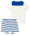 Baby Boys' Clothing - 2-Piece Set MARSHMALLOW white/SURF blue
