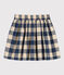 Girls' cotton flannel skater skirt INCOGNITO /AVALANCHE