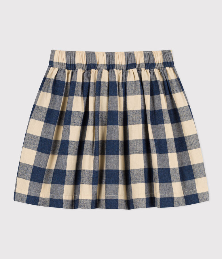 Girls' cotton flannel skater skirt INCOGNITO /AVALANCHE
