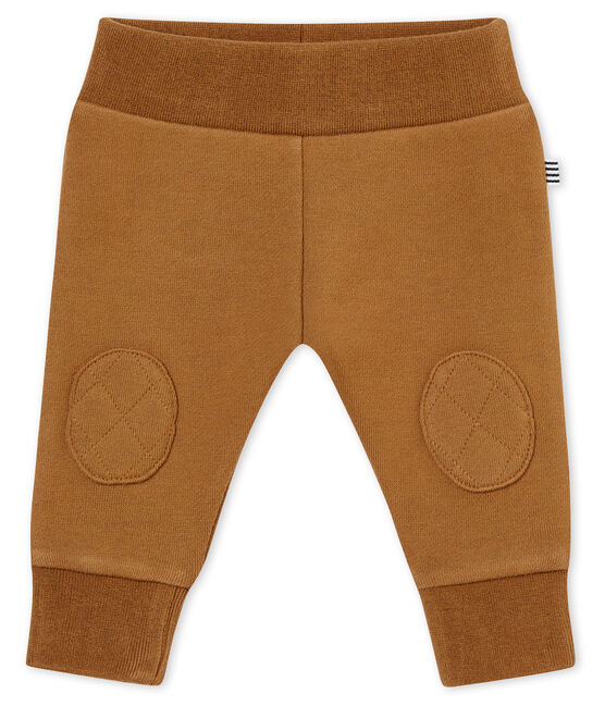 Baby boy's cotton sweatshirt trousers BRINDILLE brown