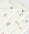 Pack of babies' short-sleeved printed cotton wrapover bodies multicolor