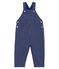 Baby Boys' Striped Knit Long Dungarees SMOKING blue/MARSHMALLOW white
