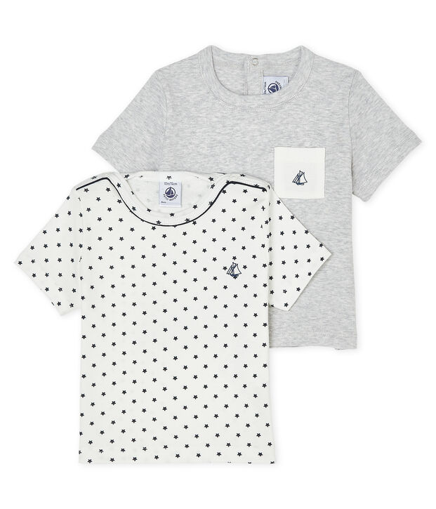 Set of 2 T-shirts for baby boys multicolor