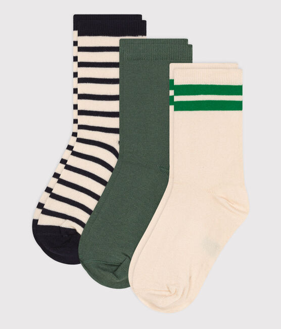 Children's Stripy Cotton Socks - 3-Pack variante 1