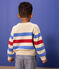 Children's Unisex Stripy Cotton Pullover AVALANCHE white/EDNA /PEPS