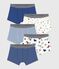 Pack of children's printed cotton boxers variante 1