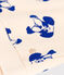 Children's unisex printed fleece sweatshirt AVALANCHE white/NEWBLEU