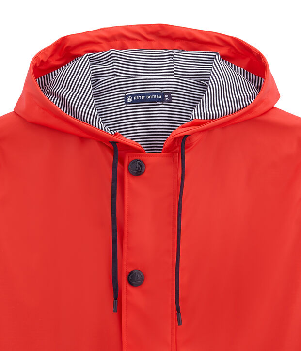 Iconic women's raincoat Brulant red