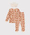 Children's Cotton Giraffe Fancy Dress Pyjamas AVALANCHE white/ECUREUIL