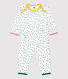 Babies' Spotted Popperless Cotton Sleepsuit