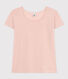 Women's Straight Round-Neck Linen T-Shirt