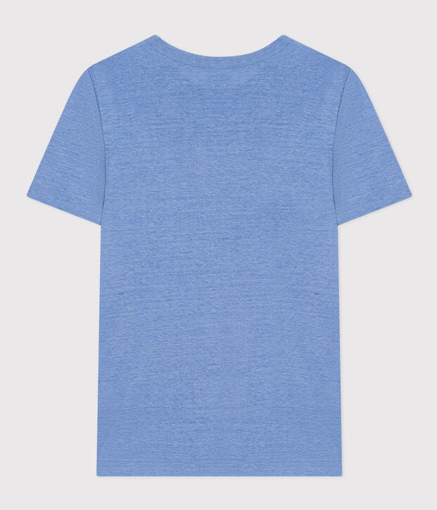 Women's Iconic Linen T-Shirt blue