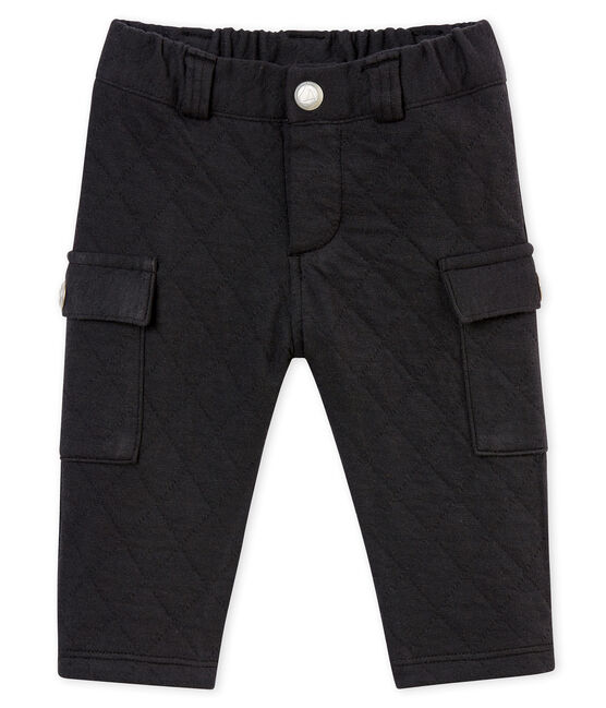 Baby boy's quilted cotton tubic trousers CAPECOD grey