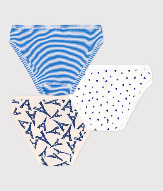 Children's cotton Paris-themed knickers - 3-pack variante 1