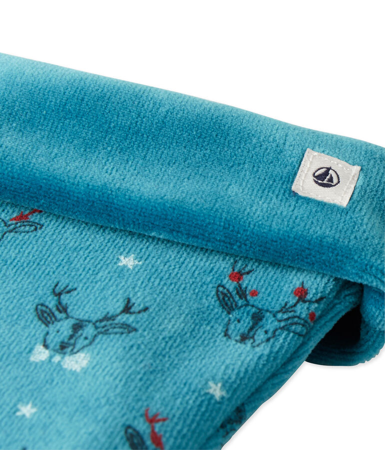 Christmas stocking CONTES blue/MULTICO white