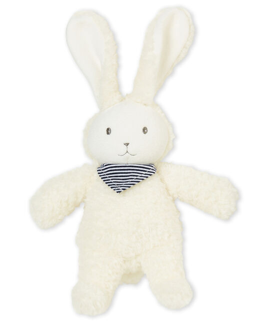 Unisex baby musical rabbit comforter MARSHMALLOW white