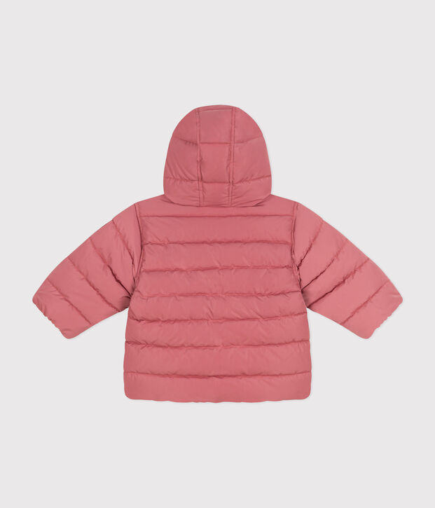 Babies' Fleece Lined Puffer Jacket pink