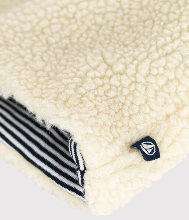 Babies sherpa sleeveless jacket Ecru