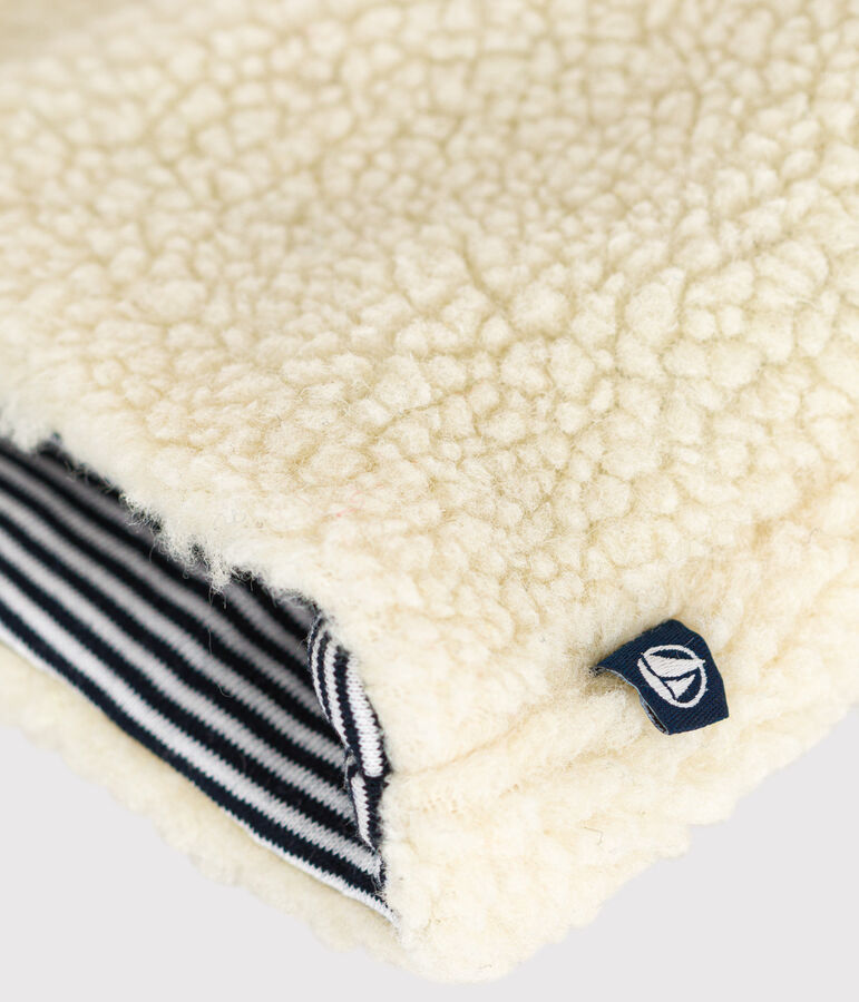 Babies sherpa sleeveless jacket Ecru